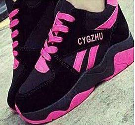 41% Off Ladies' Sneakers - Black & Pink