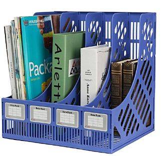 4 Divider Office File Rack at 50% Discount
