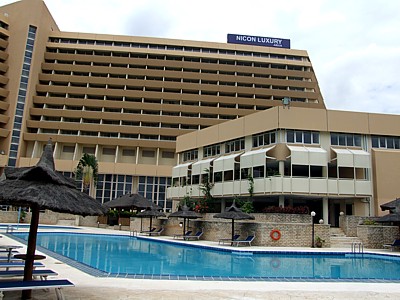 nicon luxury hotel abuja directions map