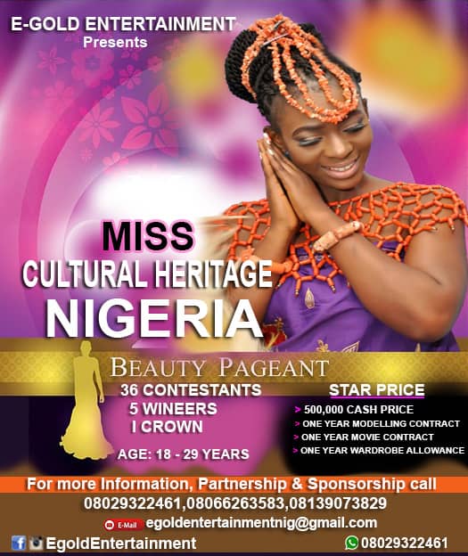 Miss Cultural Heritage Nigeria Ikeja Lagos - finelib.com